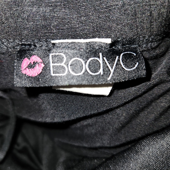 Body C Black & White Rose Tube Top - Picture 4 of 4